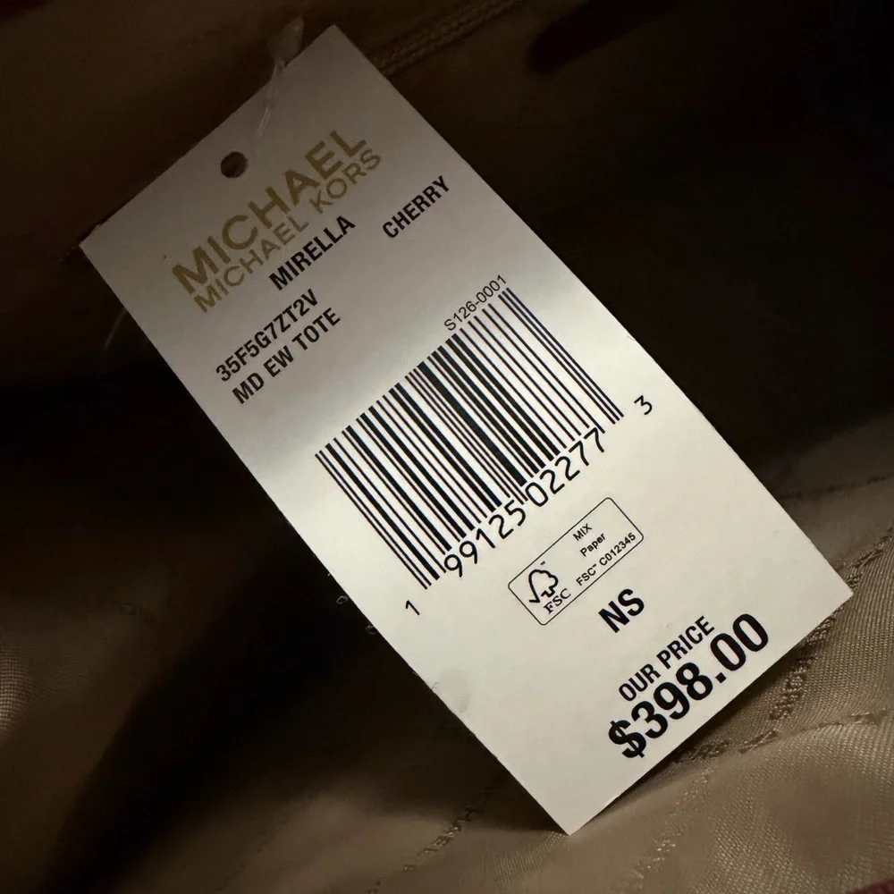 Michael Kors Mirella Tote - Cherry